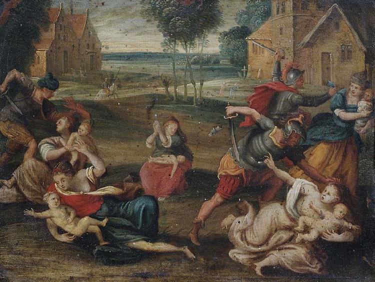 Frans Francken II Der Bethlehemitische Kindermord. France oil painting art